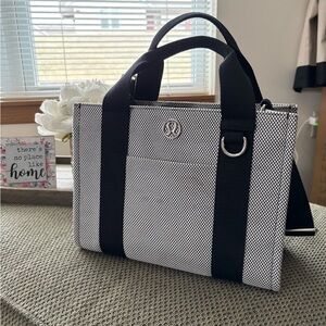 Lululemon Two Toned Canvas Tote bag mini.